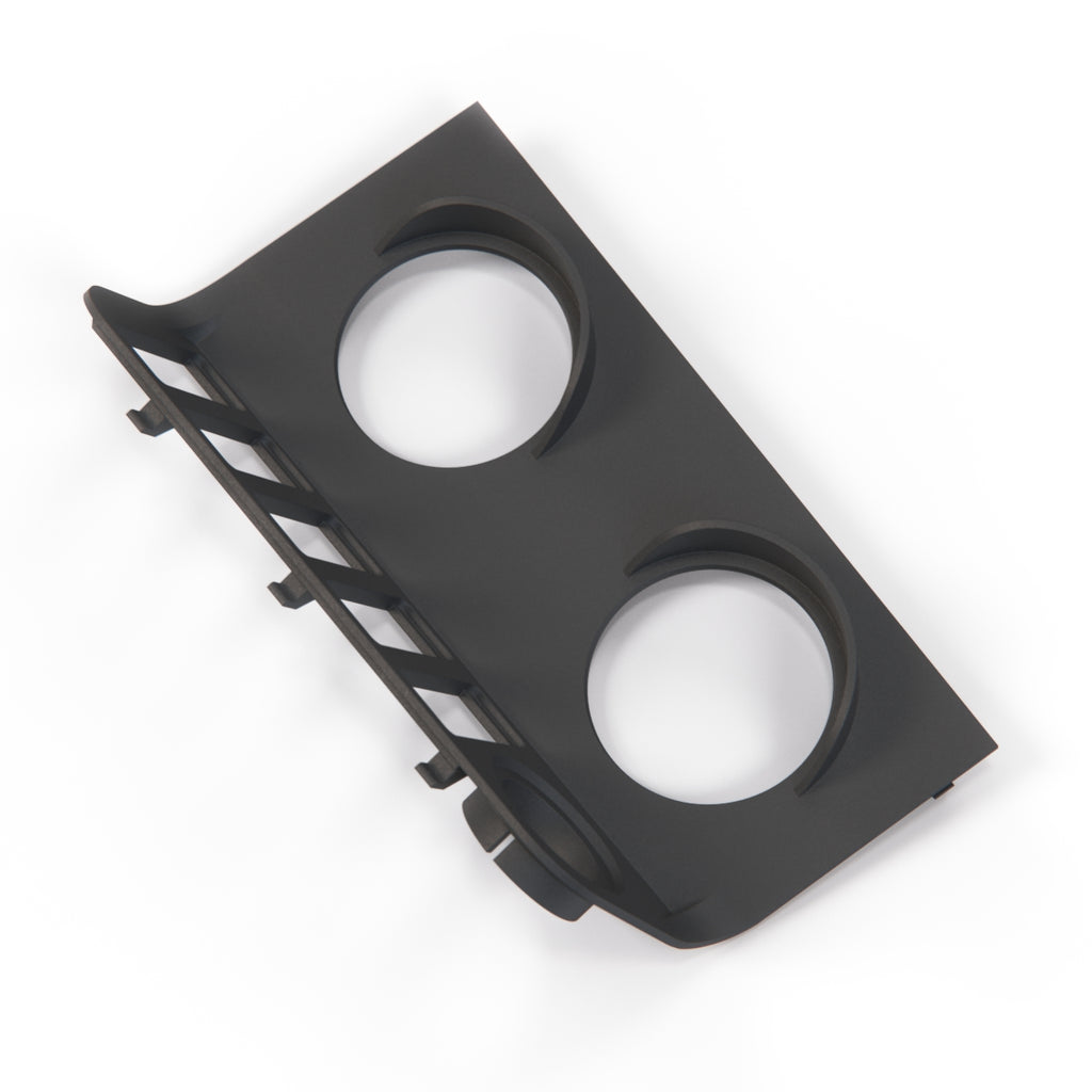 BMW E36 LHD or RHD Bottom Compartment 52mm Turbo Gauge Holder Single Double or Triple Black — view 7