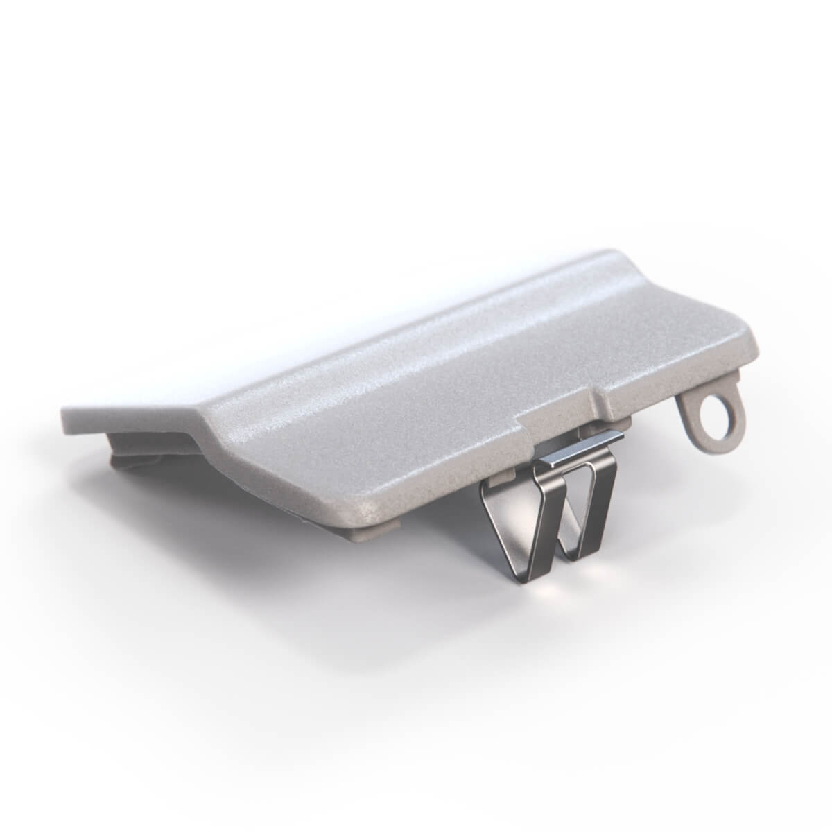 BMW E36 M Sport Rear Bumper Tow Hook Eye Cover Primed (51122235497) — view 2