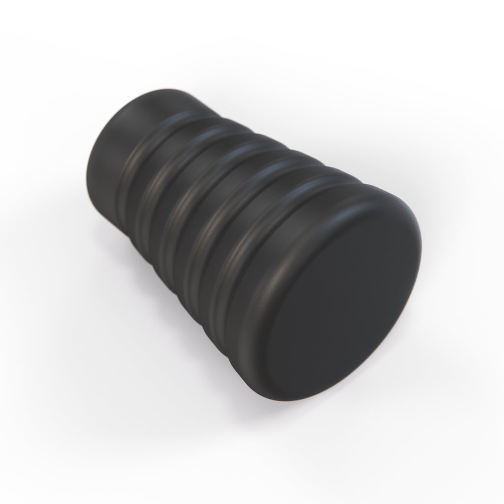 BMW E36 Ribbed Shift Gear Knob Black — view 2