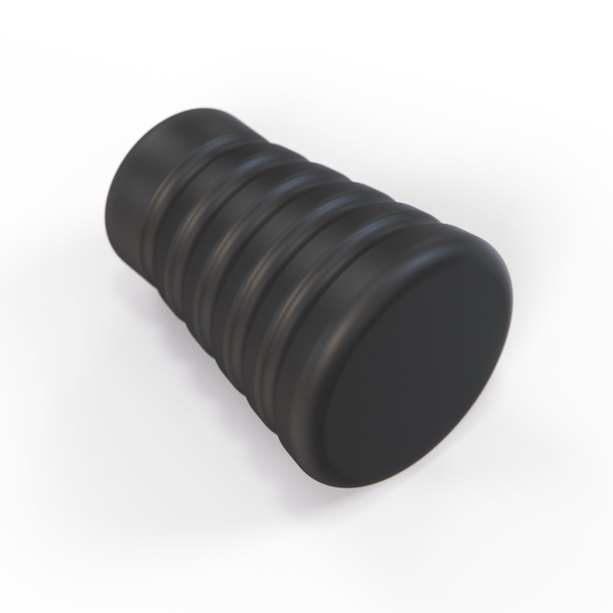 BMW E36 Ribbed Shift Gear Knob Black — view 2