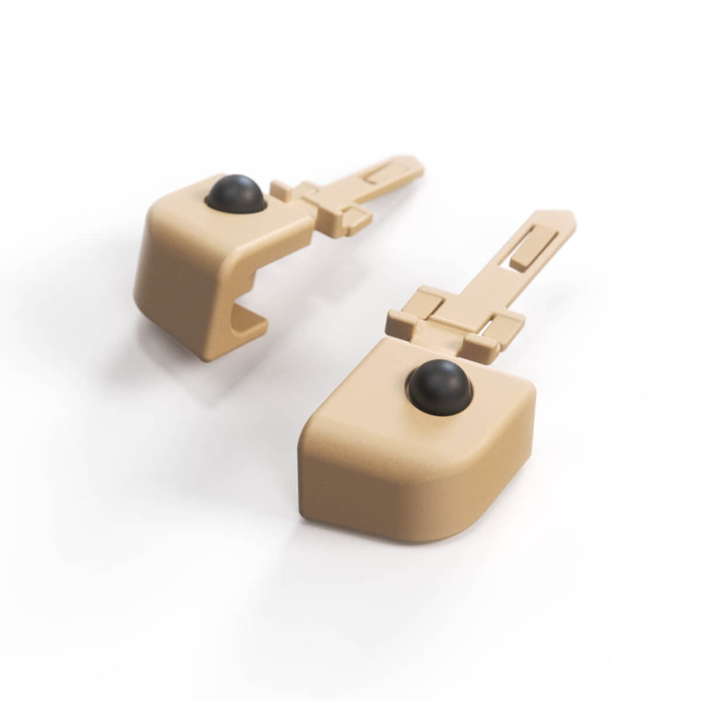 BMW E36 Sedan / Coupe Rear Window Sun Shade Hooks Set All Colours (51161977027 / 51161977028)