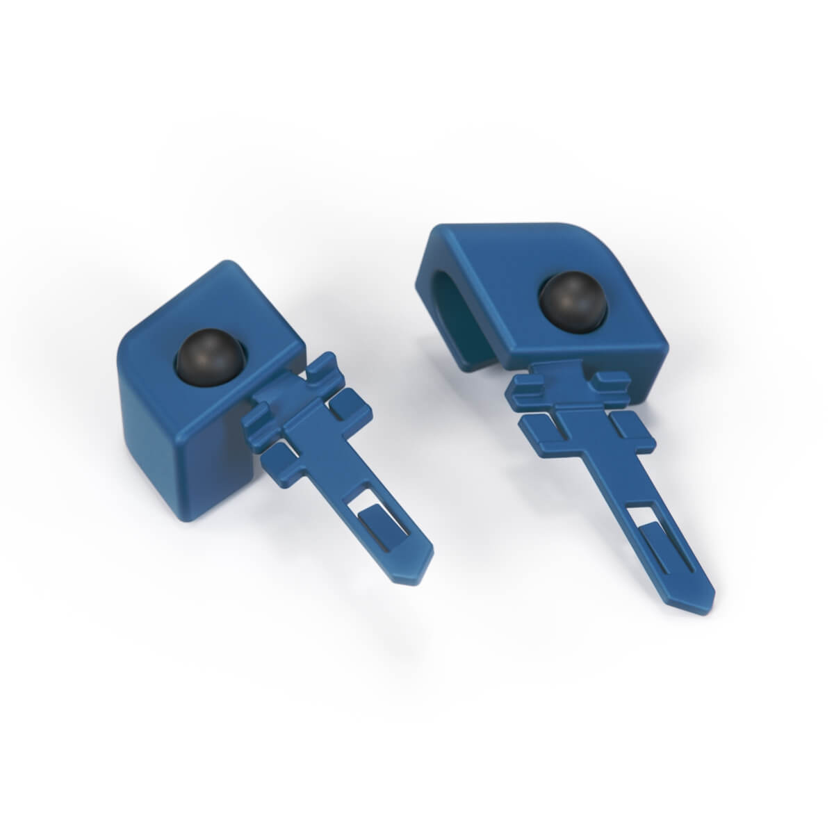 BMW E36 Sedan / Coupe Rear Window Sun Shade Hooks Set All Colours (51161977027 / 51161977028) — view 10