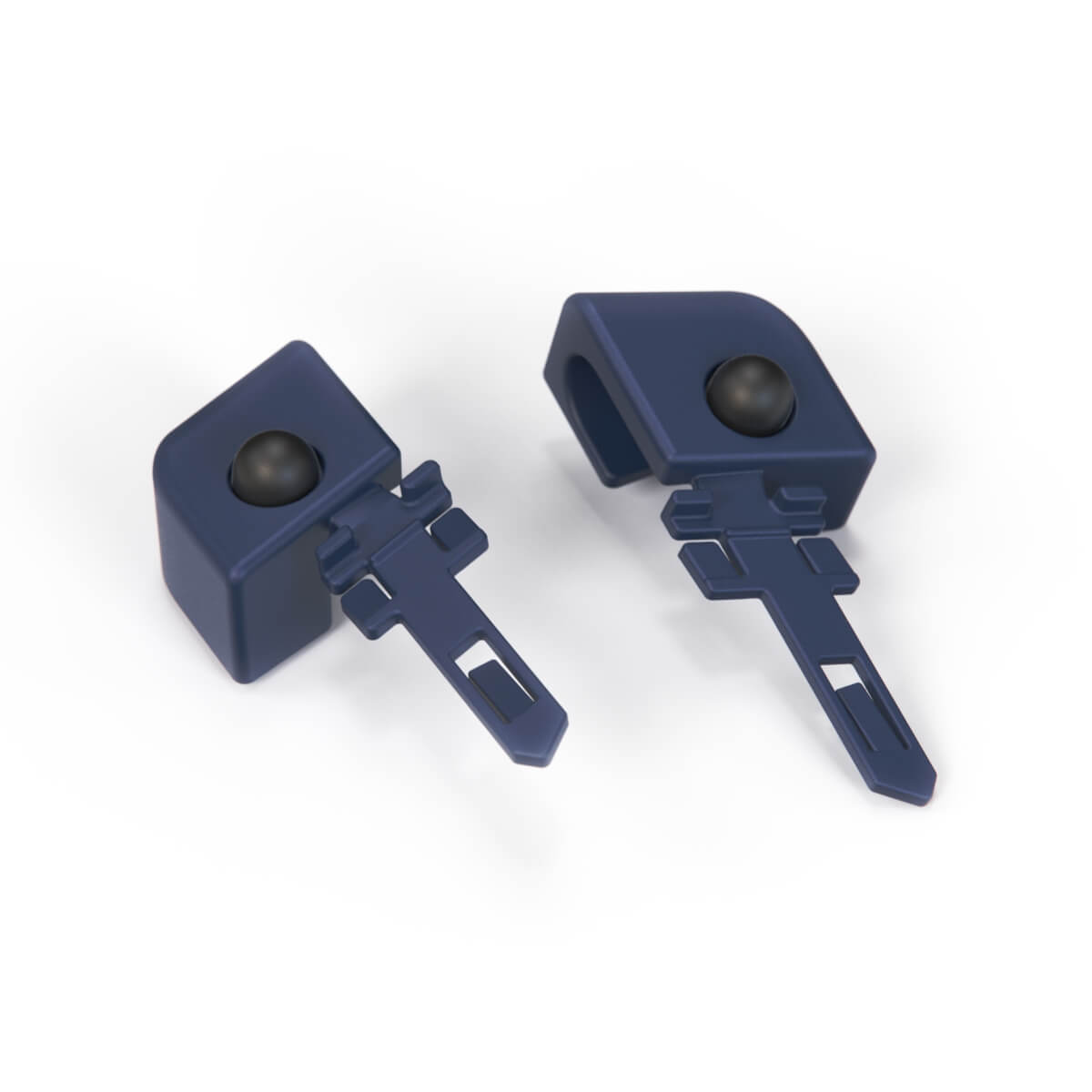 BMW E36 Sedan / Coupe Rear Window Sun Shade Hooks Set All Colours (51161977027 / 51161977028) — view 12