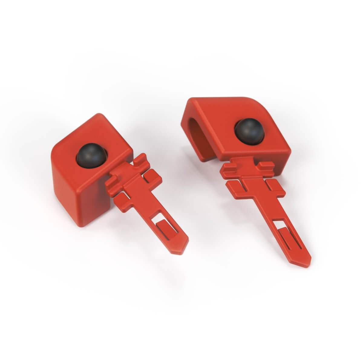 BMW E36 Sedan / Coupe Rear Window Sun Shade Hooks Set All Colours (51161977027 / 51161977028) — view 13