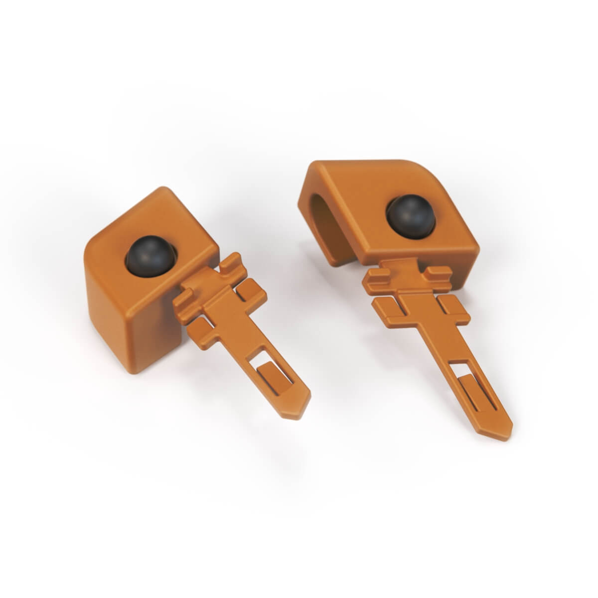 BMW E36 Sedan / Coupe Rear Window Sun Shade Hooks Set All Colours (51161977027 / 51161977028) — view 14