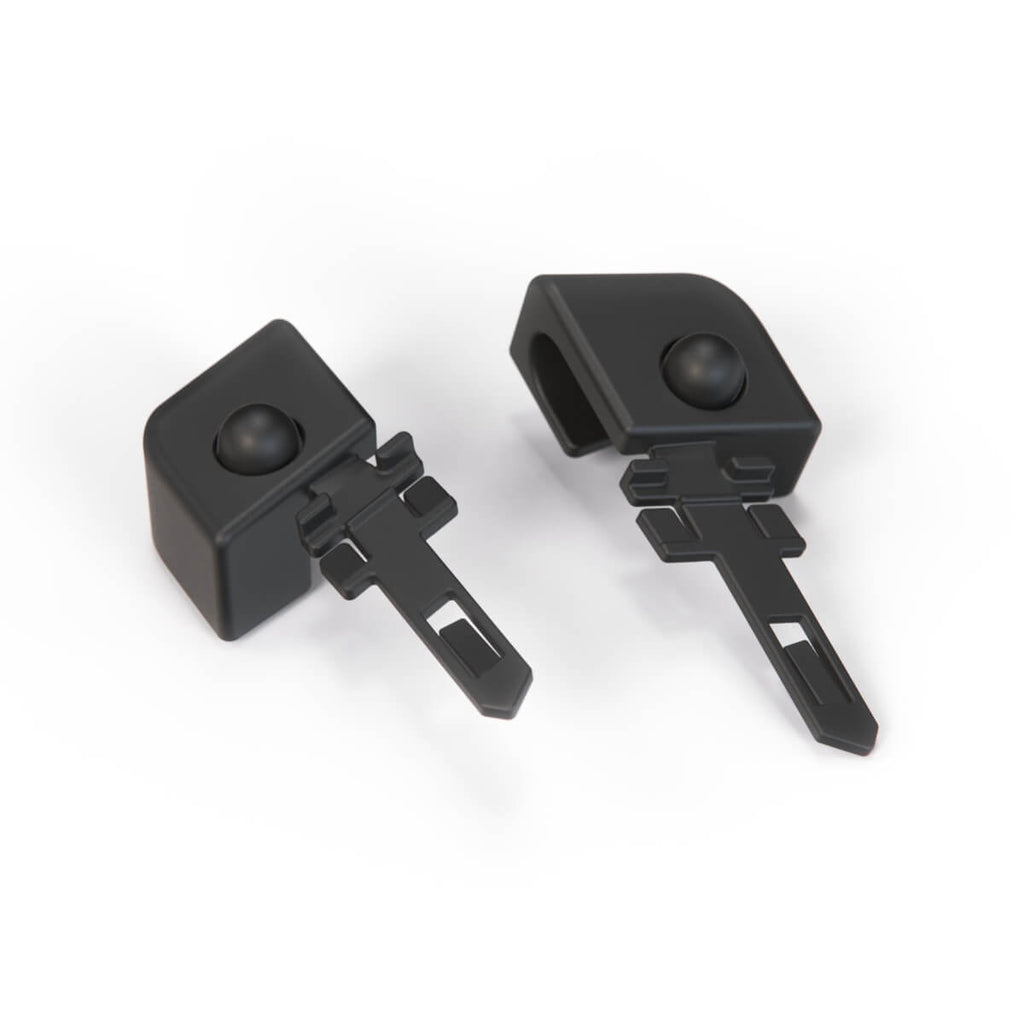 BMW E36 Sedan / Coupe Rear Window Sun Shade Hooks Set All Colours (51161977027 / 51161977028) — view 5