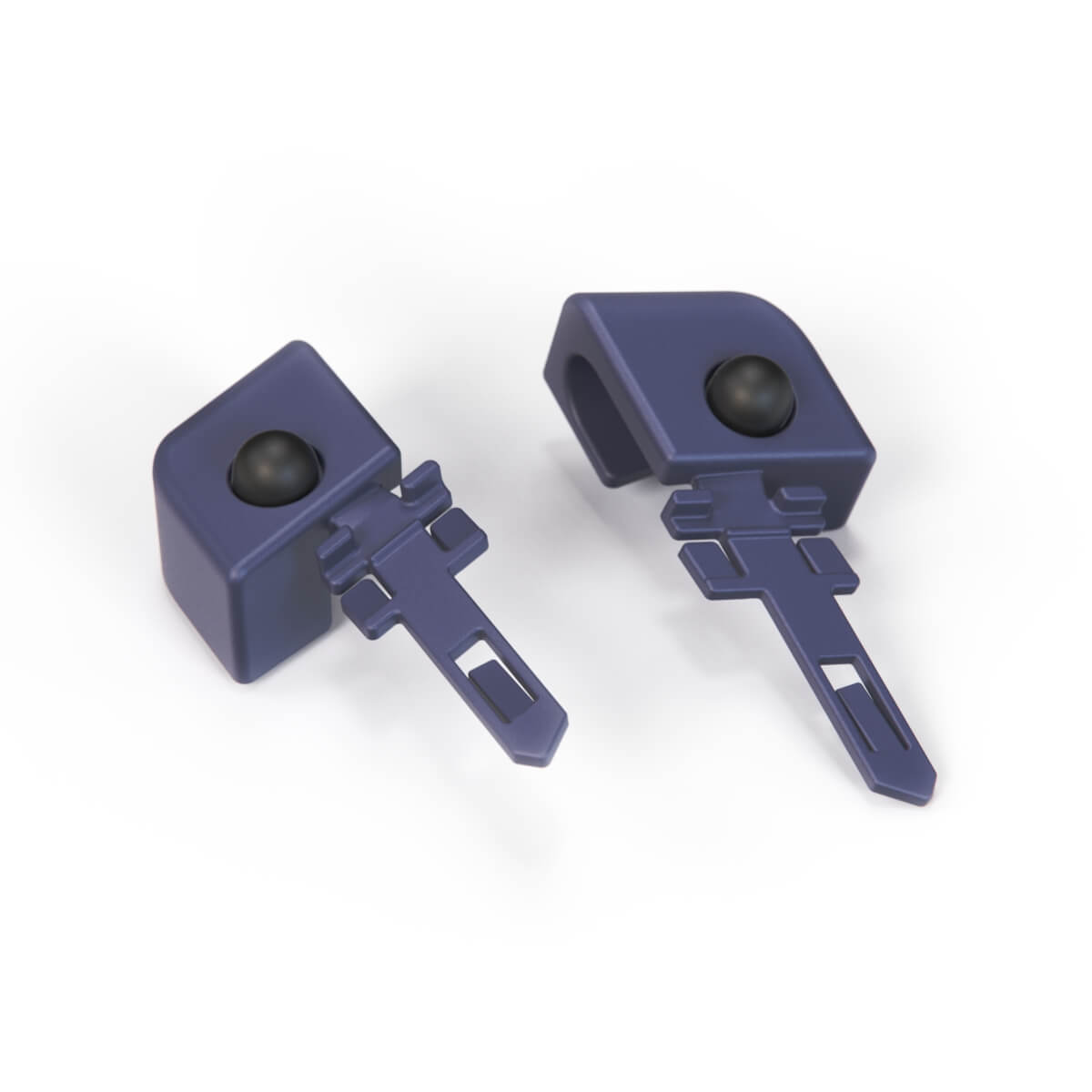 BMW E36 Sedan / Coupe Rear Window Sun Shade Hooks Set All Colours (51161977027 / 51161977028) — view 8