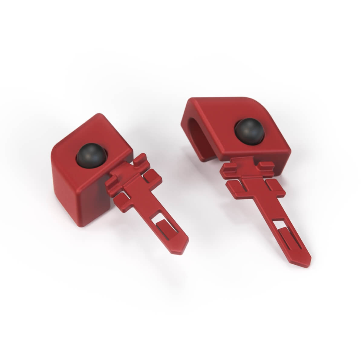 BMW E36 Sedan / Coupe Rear Window Sun Shade Hooks Set All Colours (51161977027 / 51161977028) — view 9