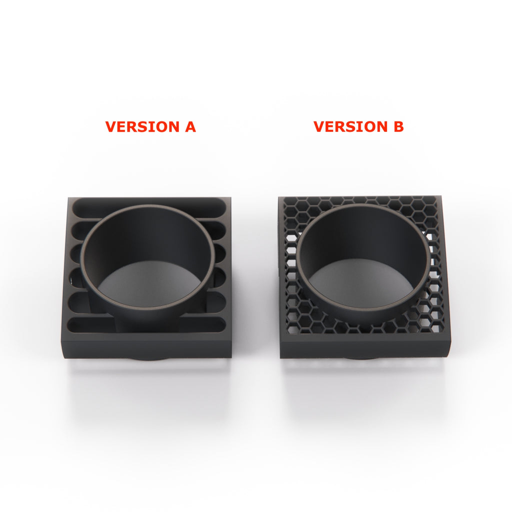BMW E36 Side Vent Gauge Pod Holder 52mm Hexagon or Lines Pattern Black