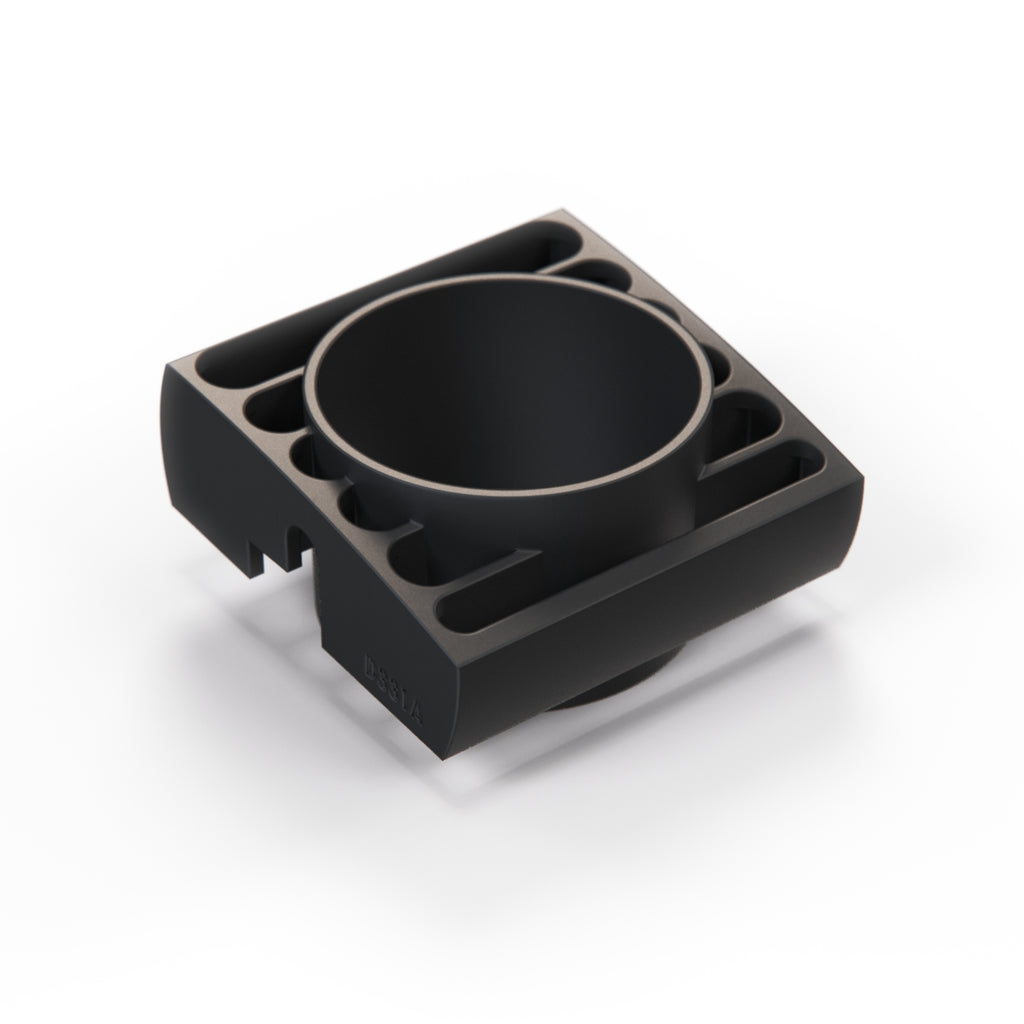 BMW E36 Side Vent Gauge Pod Holder 52mm Hexagon or Lines Pattern Black — view 2