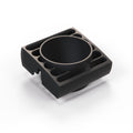 BMW E36 Side Vent Gauge Pod Holder 52mm Hexagon or Lines Pattern Black — view 2
