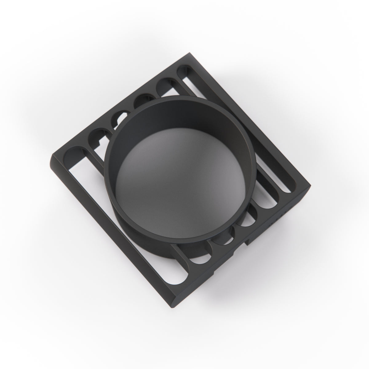 BMW E36 Side Vent Gauge Pod Holder 52mm Hexagon or Lines Pattern Black — view 3