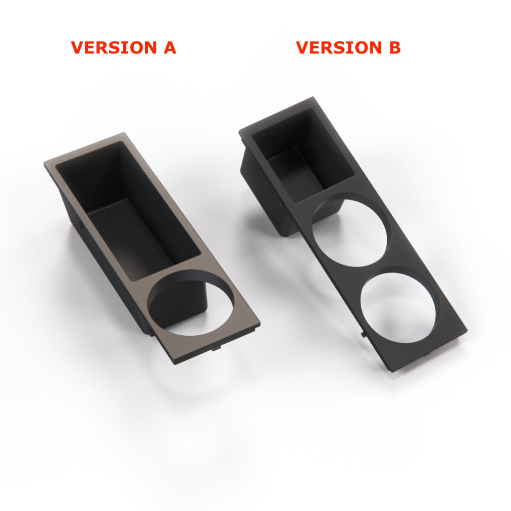 BMW E36 Top Compartment 52mm Turbo Gauge Holder with Compartment 2 Versions Black