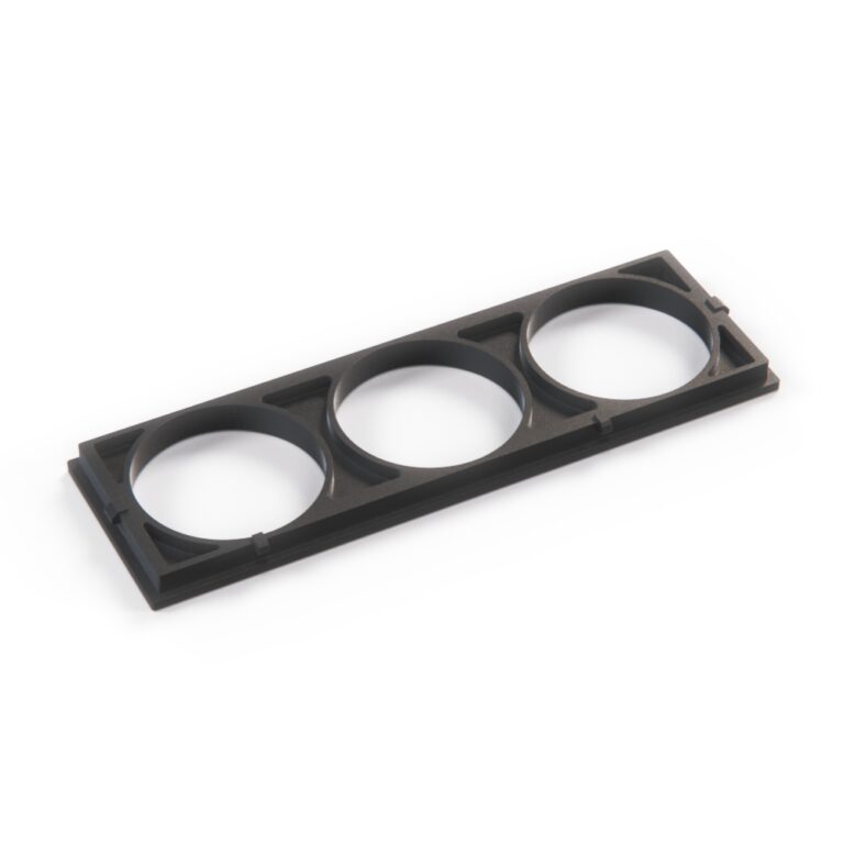BMW E36 Triple Gauge Pod Panel Black — view 2