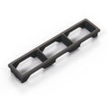 BMW E36 Triple Switch Bezel Frame Black (1387999 / 61311387999)