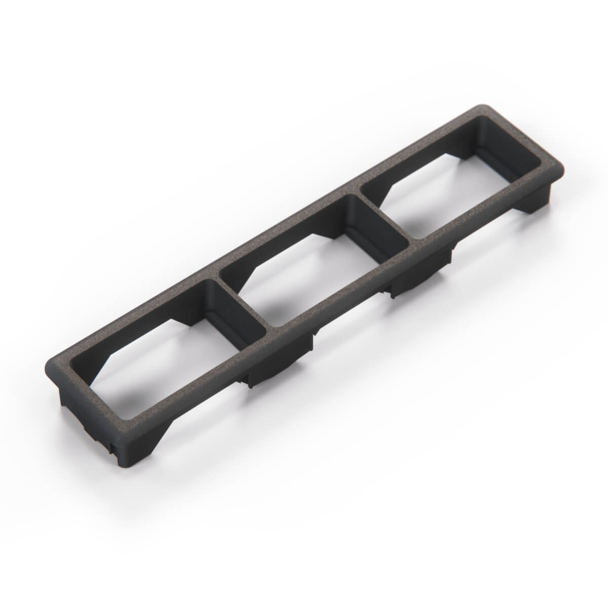BMW E36 Triple Switch Bezel Frame Black (1387999 / 61311387999)