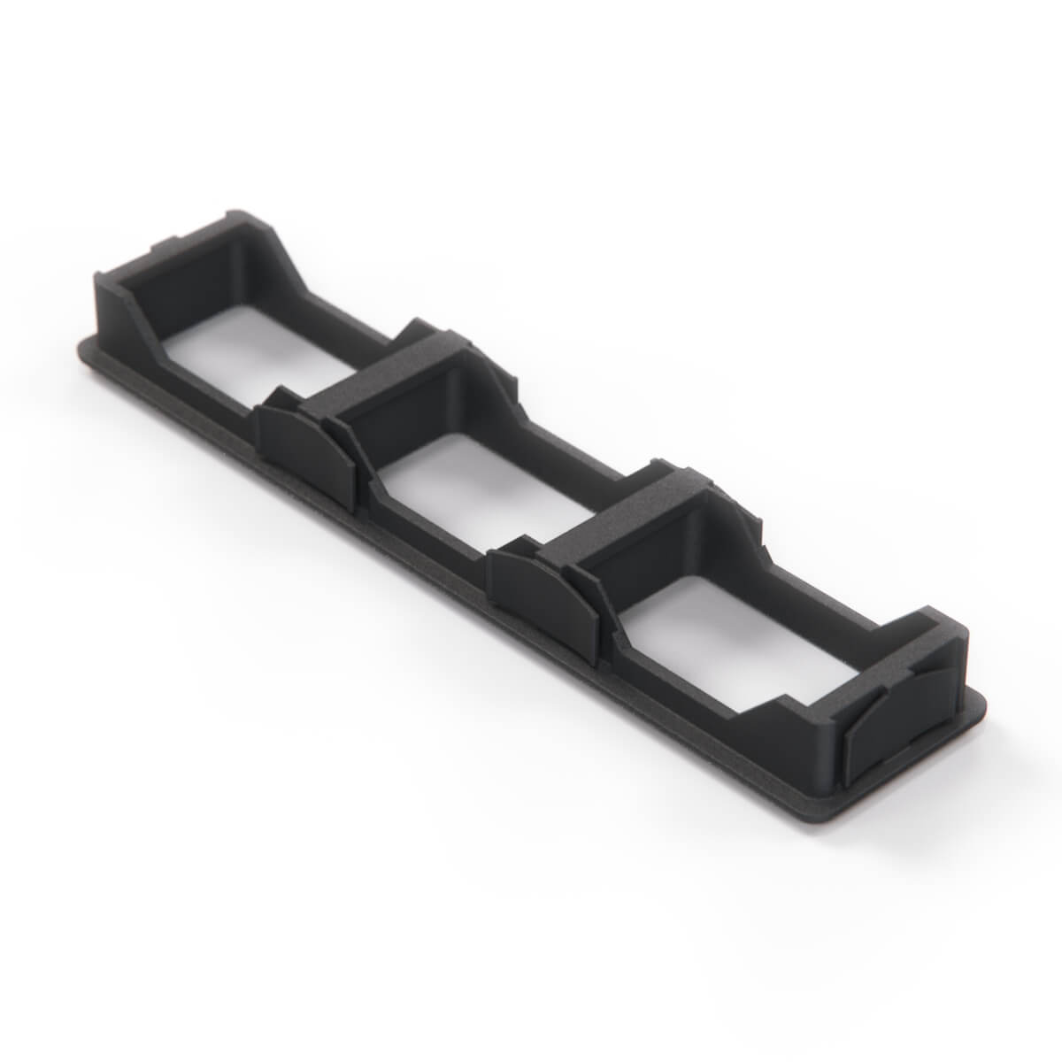 BMW E36 Triple Switch Bezel Frame Black (1387999 / 61311387999) — view 4