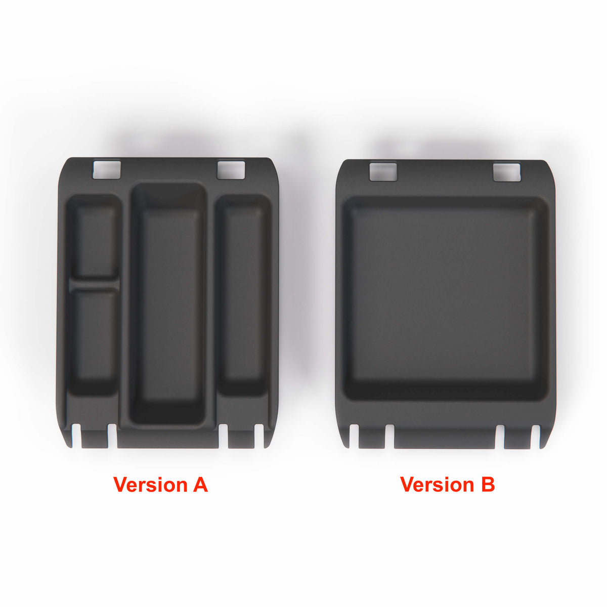 BMW E38 Centre Console Armrest Storage Organizer Insert Tray 2 Versions Black (51168161610 / 51168172961)