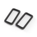 BMW E38 Centre Console Button Inserts Set of 2 Black 2 Versions — view 2