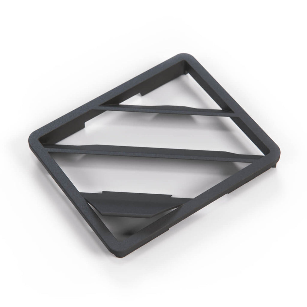 BMW E38 Exterior Left Floor Heater Duct Cover Black (64228161579) — view 3