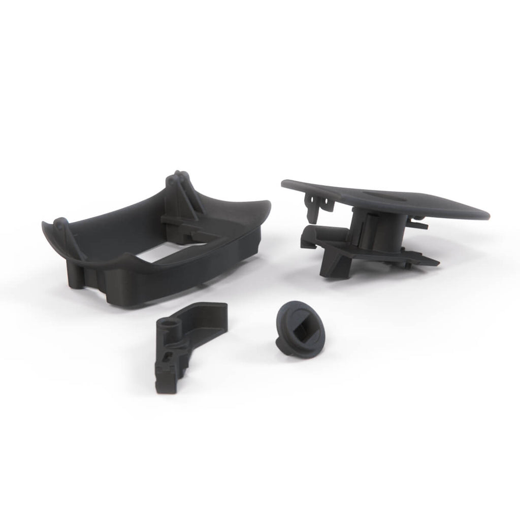 BMW E38 Glove Box Handle Repair Kit for LHD Black (51168125739) — view 3