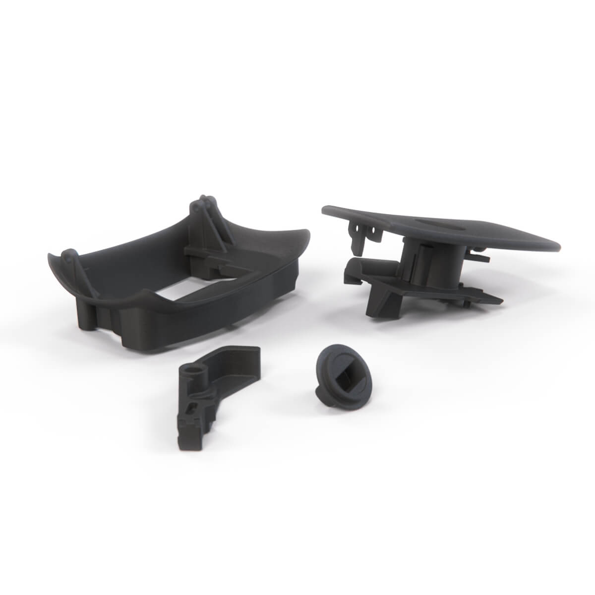 BMW E38 Glove Box Handle Repair Kit for LHD Black (51168125739) — view 3