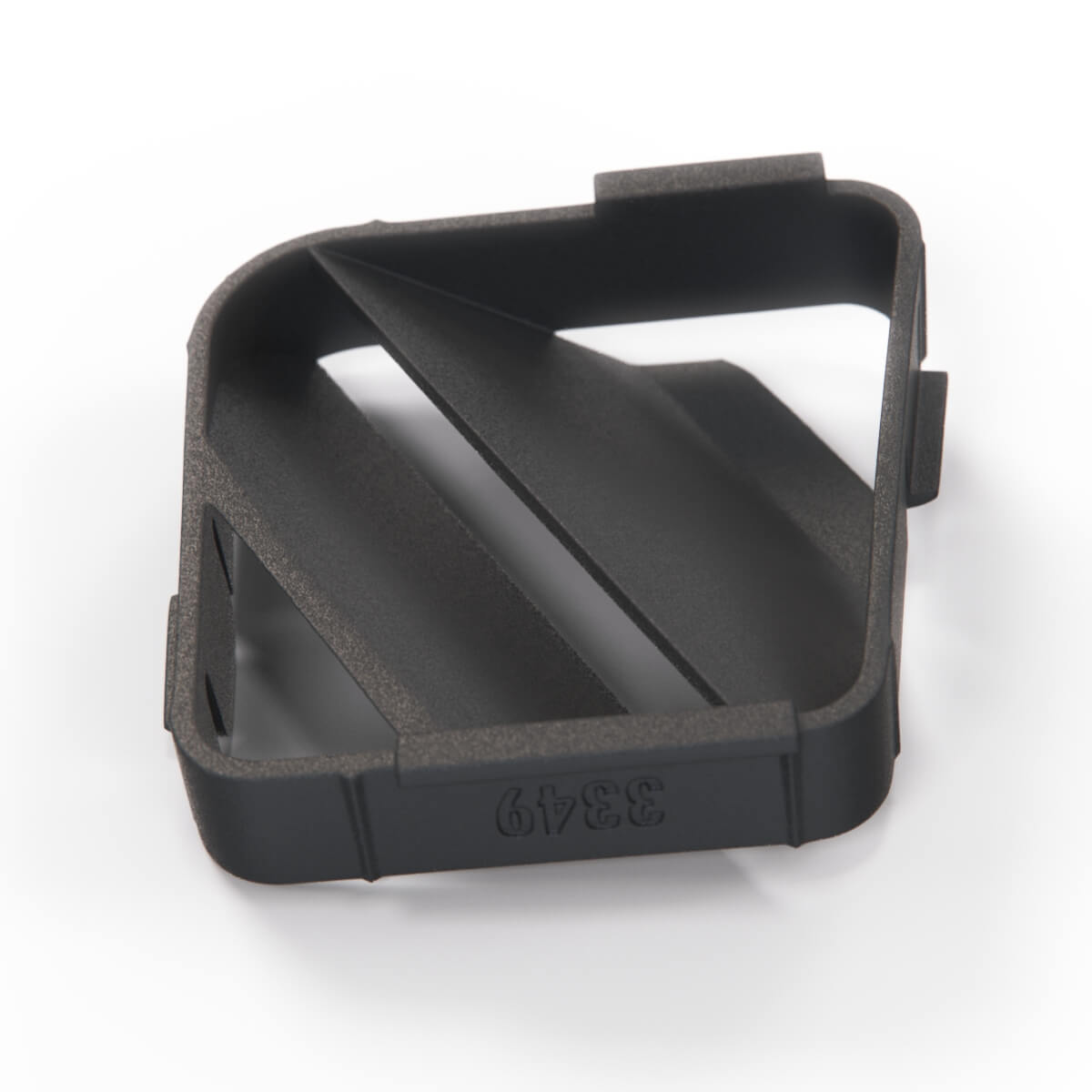 BMW E38 Right Passenger Floor Heater Duct Cover (64228161582) — view 4