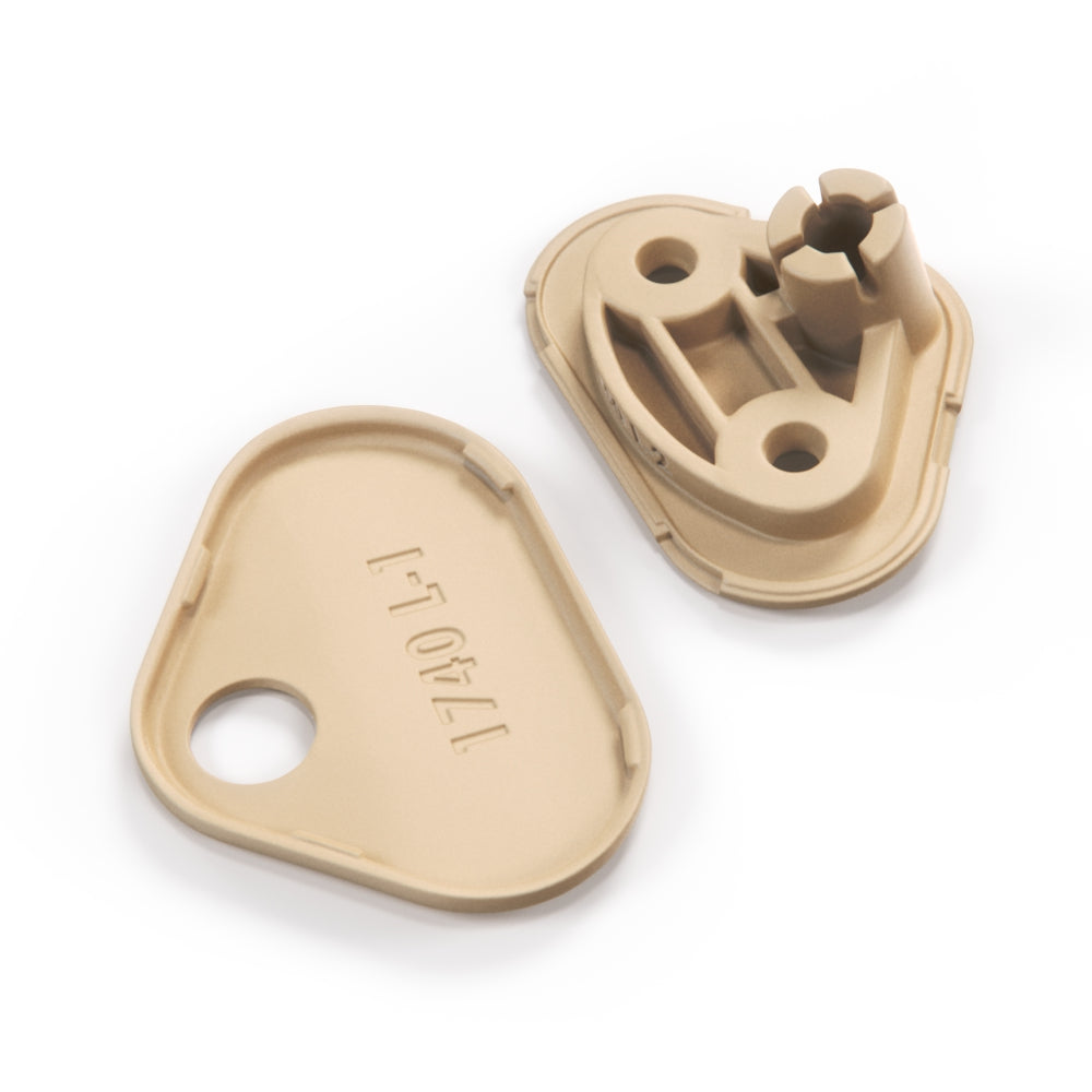 BMW E39 Sun Visor Hook Bracket Cover Left or Right All Colours (51162268885 / 51162268886) — view 3