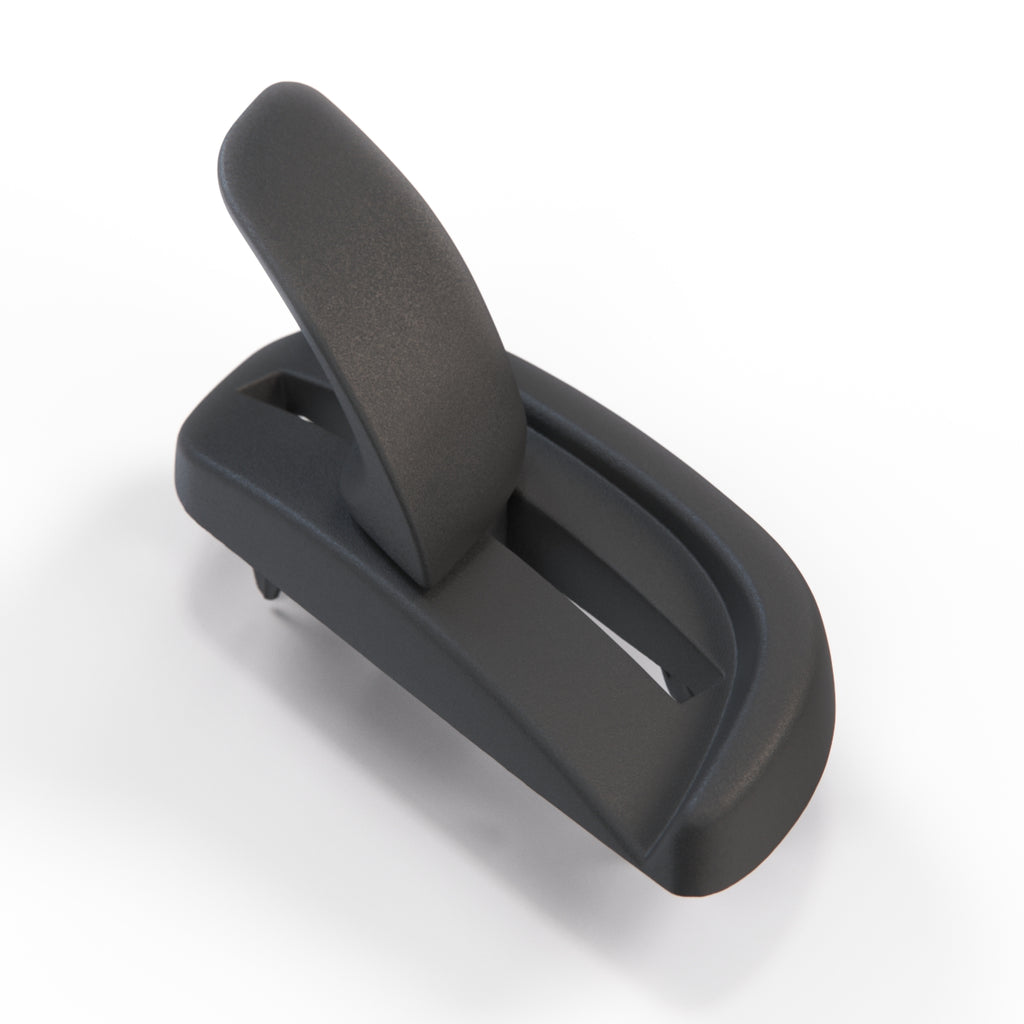 BMW E46 Coupe Seat Release Handle Lever & Surround Left or Right Black (52107064869 & 52108242835 / 52107064870 & 52108242836) — view 2