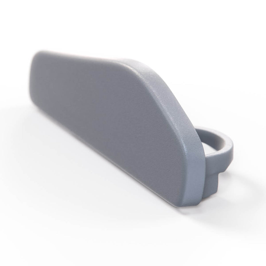 BMW E46 Facelift Headlight Washer Cover Cap Left or Right Primed (61677036411 / 61677036412) — view 2