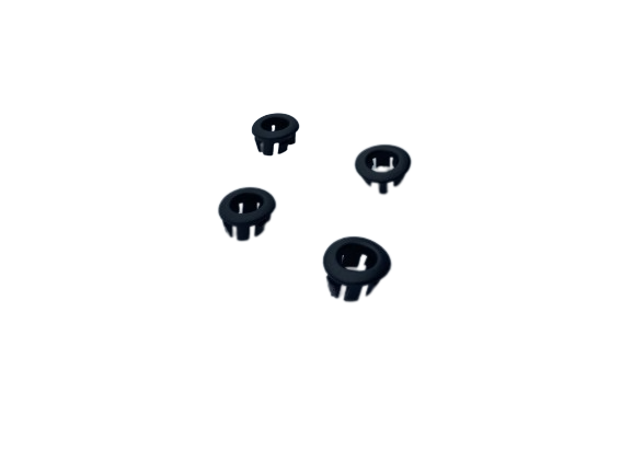 BMW E46 Front And Rear Doors Panel Lock Bezel Rings Set Of 4 New 51418200729 — view 3