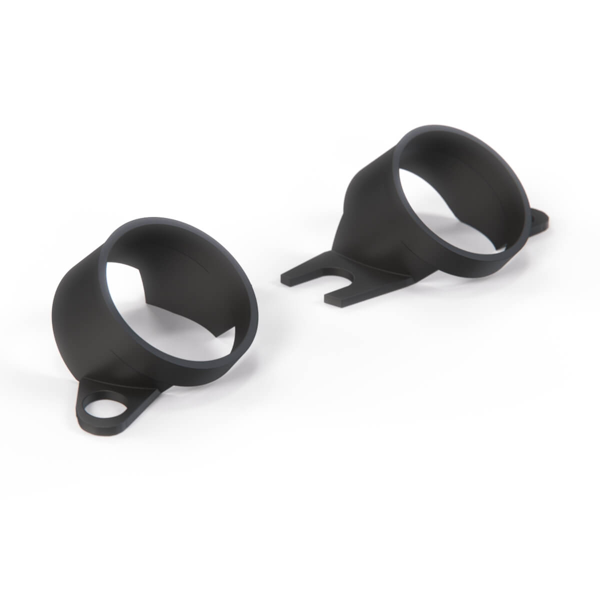 BMW E46 Hertz MP25.3 Tweeter Adapter Left and Right Black (65138368235 / 65138368236) — view 2
