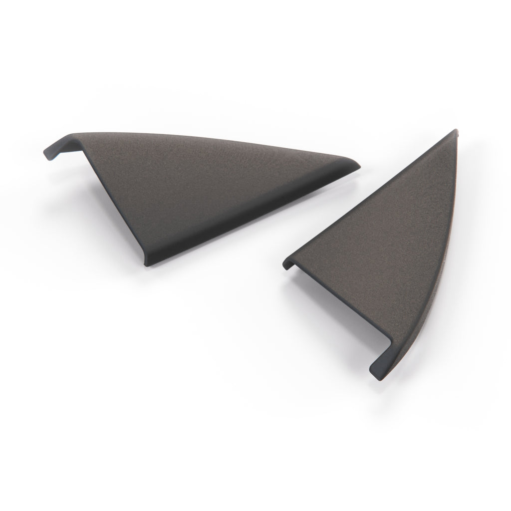 BMW E46 Inner Mirror Door Cover Left and Right Black (51328204175 & 51328204176)