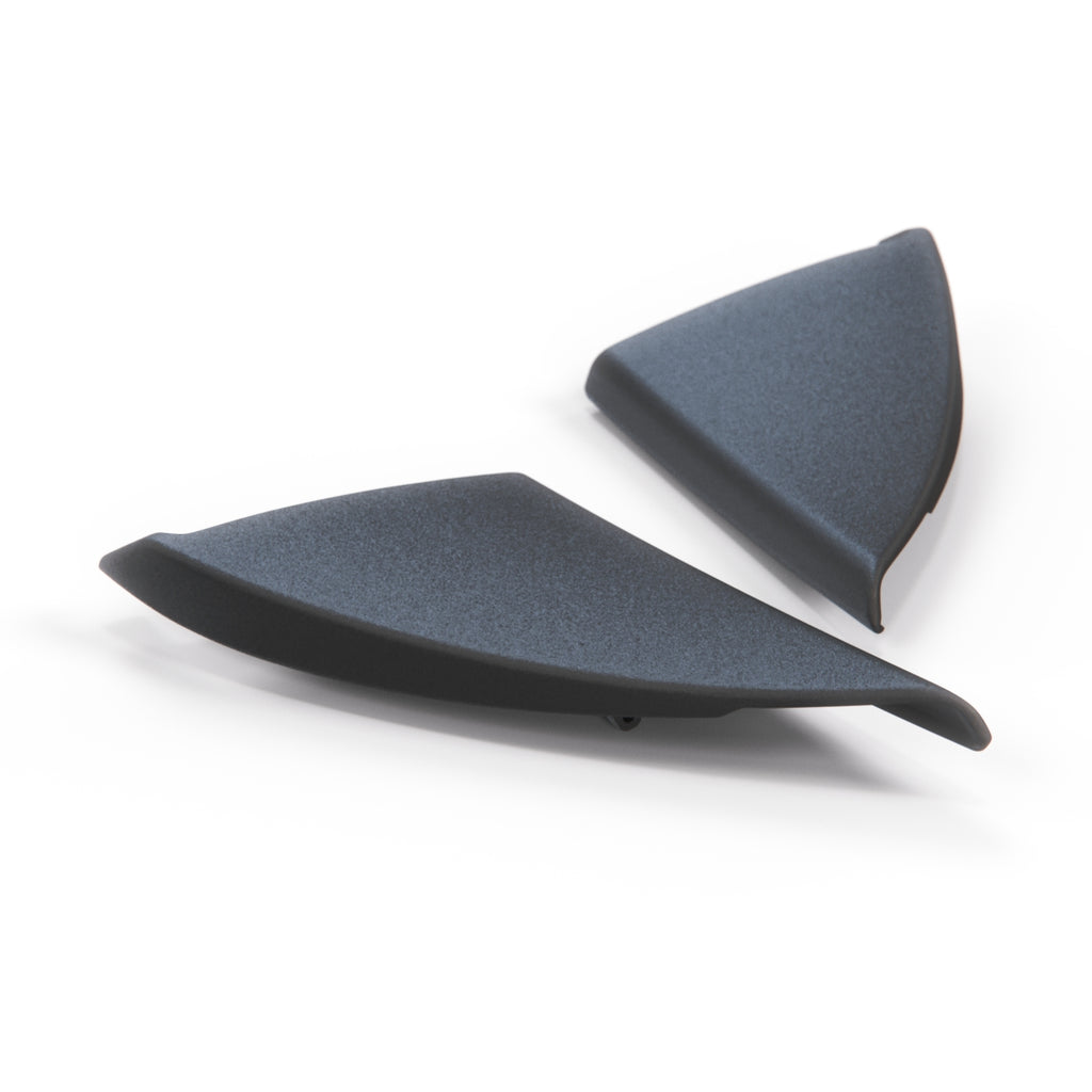 BMW E46 Inner Mirror Door Cover Left and Right Black (51328204175 & 51328204176) — view 2