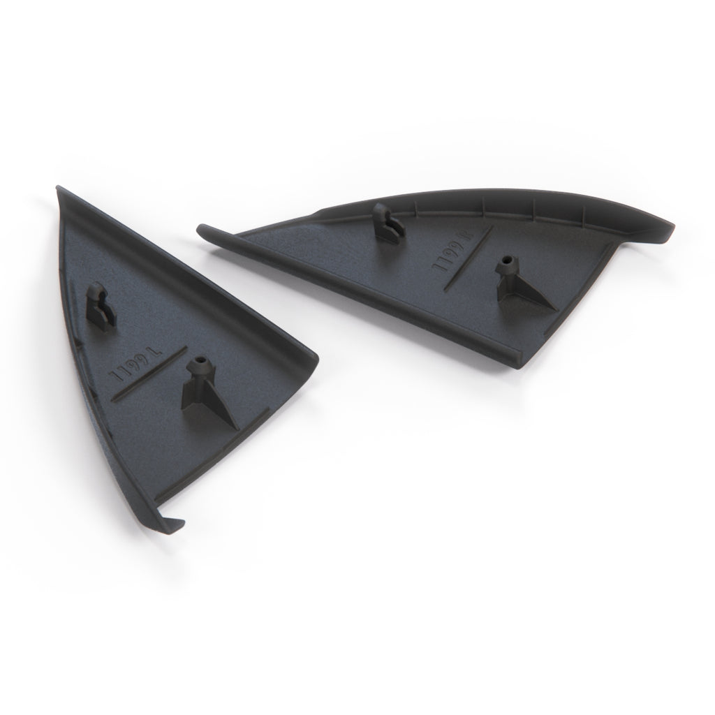 BMW E46 Inner Mirror Door Cover Left and Right Black (51328204175 & 51328204176) — view 3