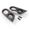 BMW E46 M3 Fog Light Cover Dual Hole Black Left or Right