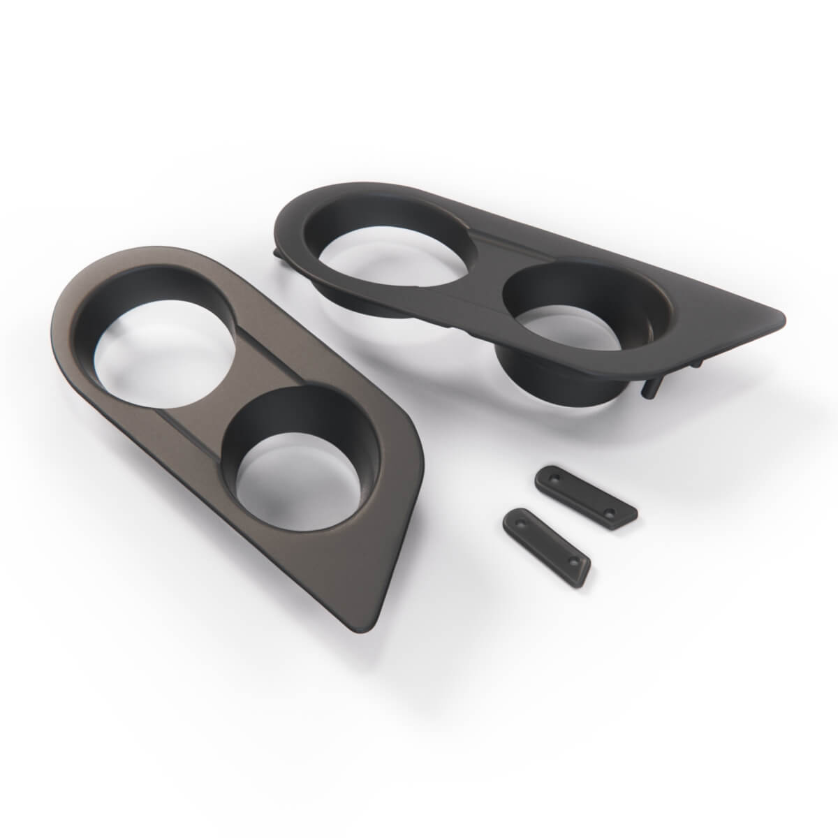 BMW E46 M3 Fog Light Cover Dual Hole Black Left or Right