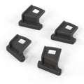BMW E46 Prefacelift Custom Headlight Mounting Repair Kit Left and Right Set Black