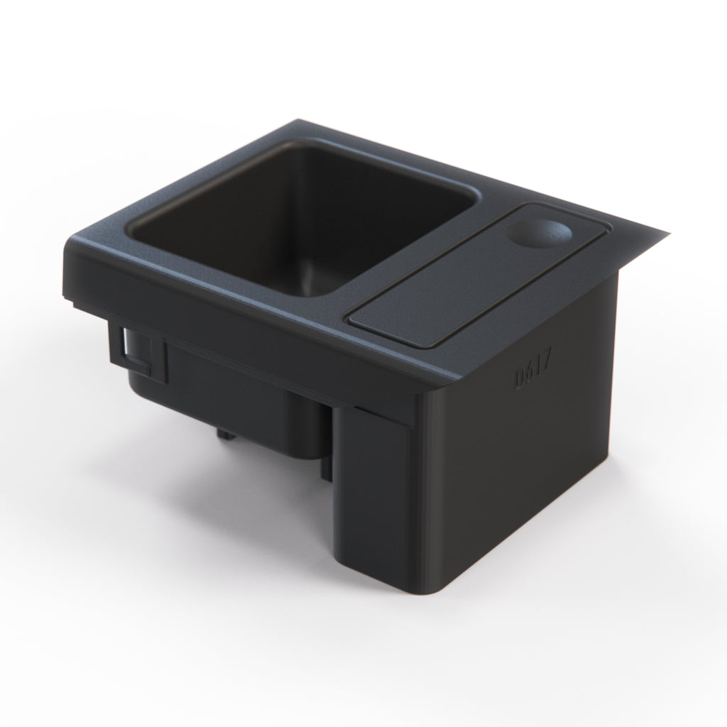 BMW E46 Storage Coin Box Black (51169415186) — view 3