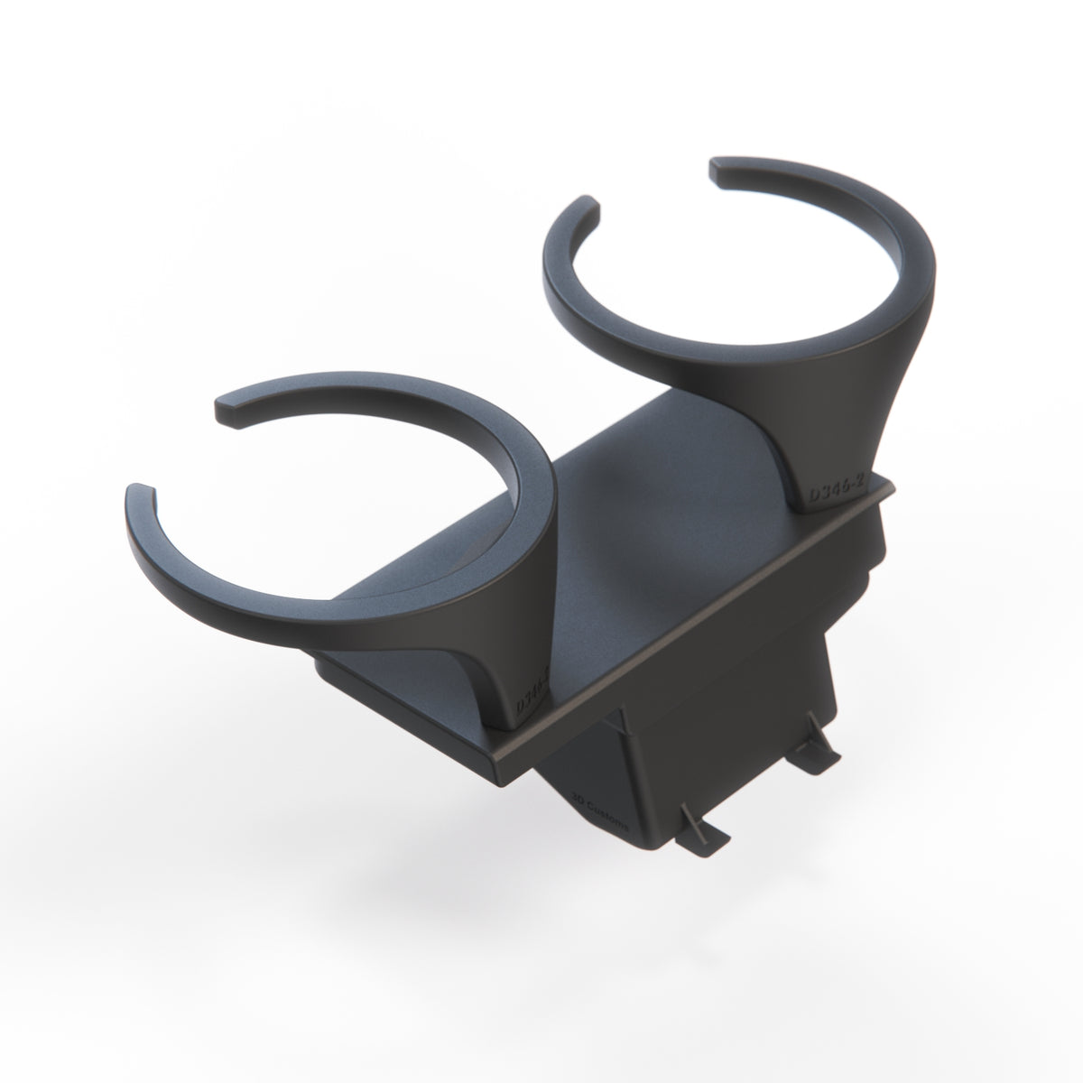 BMW E60/61 Double Cupholder Automatic Gearbox Version Black — view 4