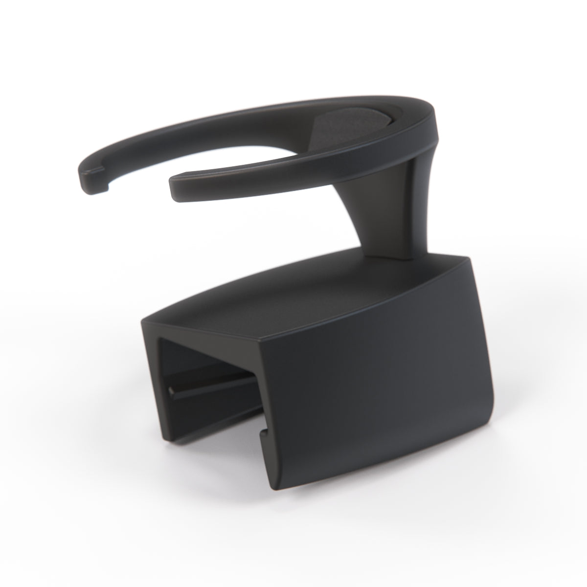 BMW E60 E61 Single Cupholder Center Console Black — view 3