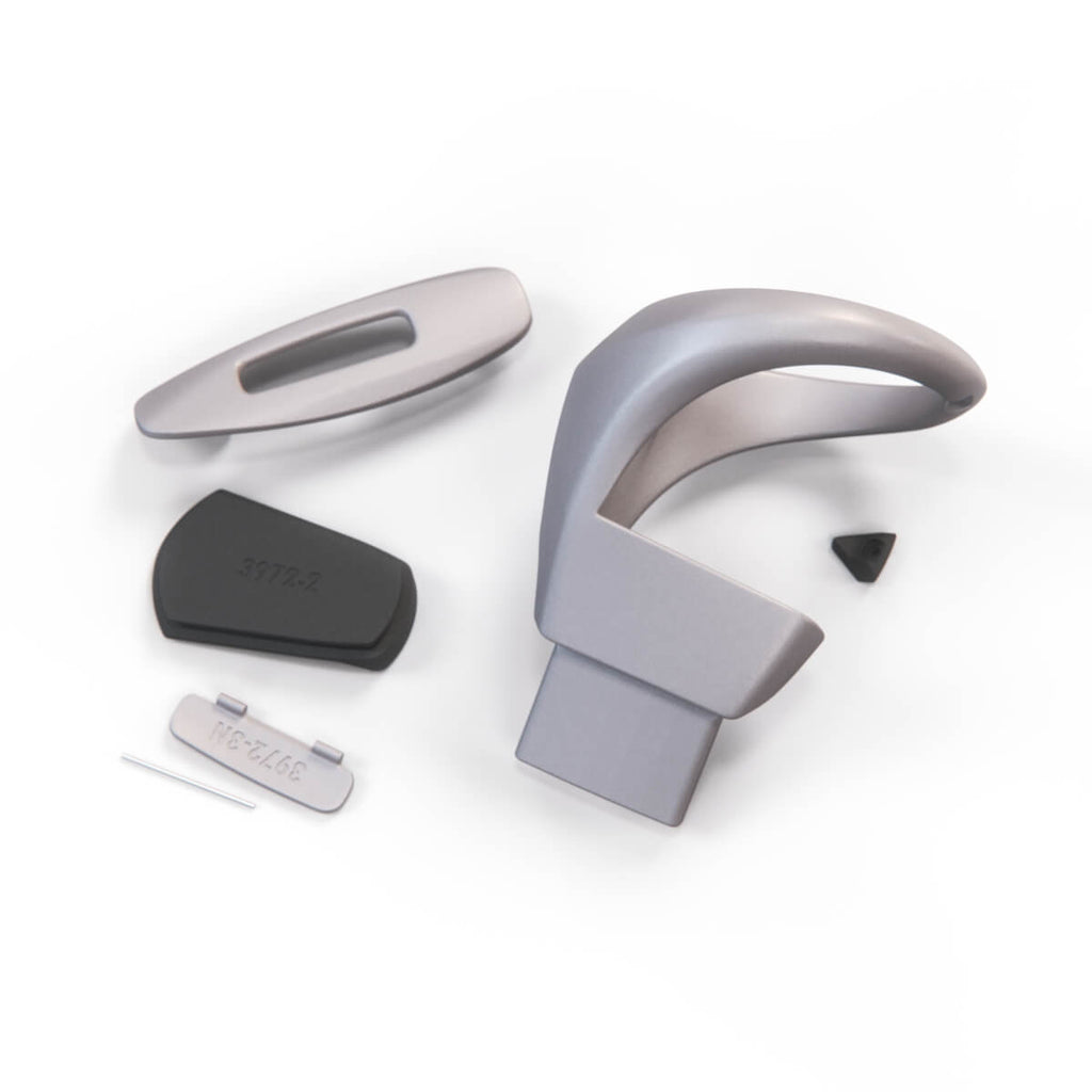 BMW E63 / E64 Centre Console Cupholder LHD or RHD Metallized Silver / Black (51167131147 / 51167131101) — view 5