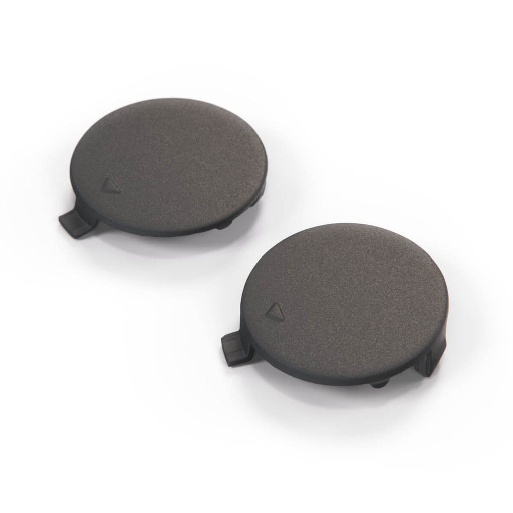 BMW E70 X5 Front Bumper Eye Tow Hook Covers Set of 2 Black and — view 2