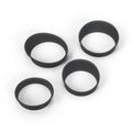 BMW E9 Dashboard Cluster 4 Rings Set Black