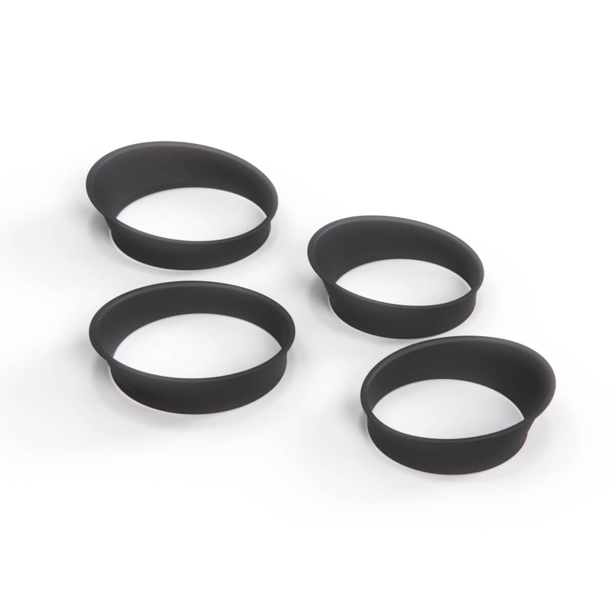 BMW E9 Dashboard Cluster 4 Rings Set Black — view 2