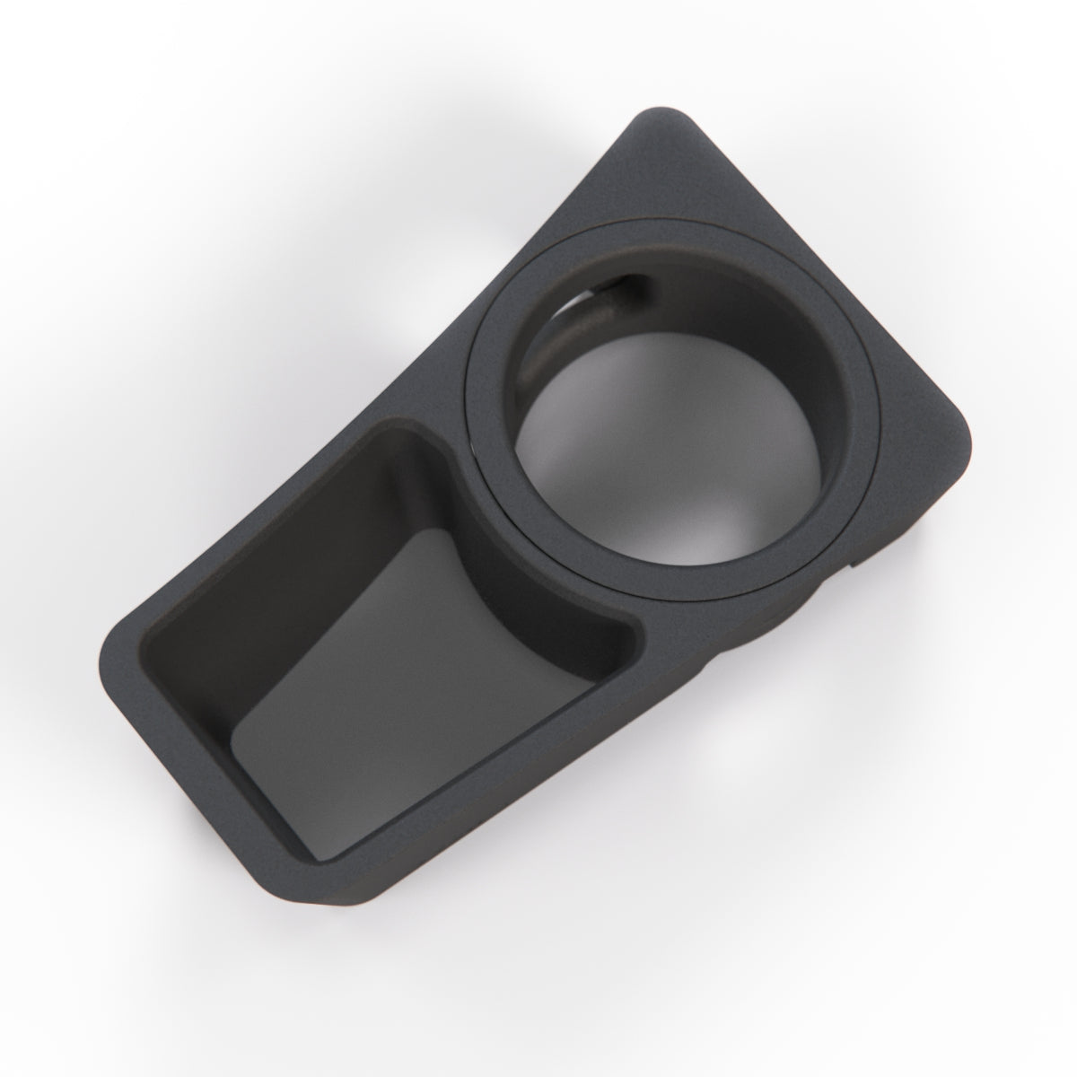 BMW E90 Multi-Fit Cupholder with Adjustable Insert Black — view 2