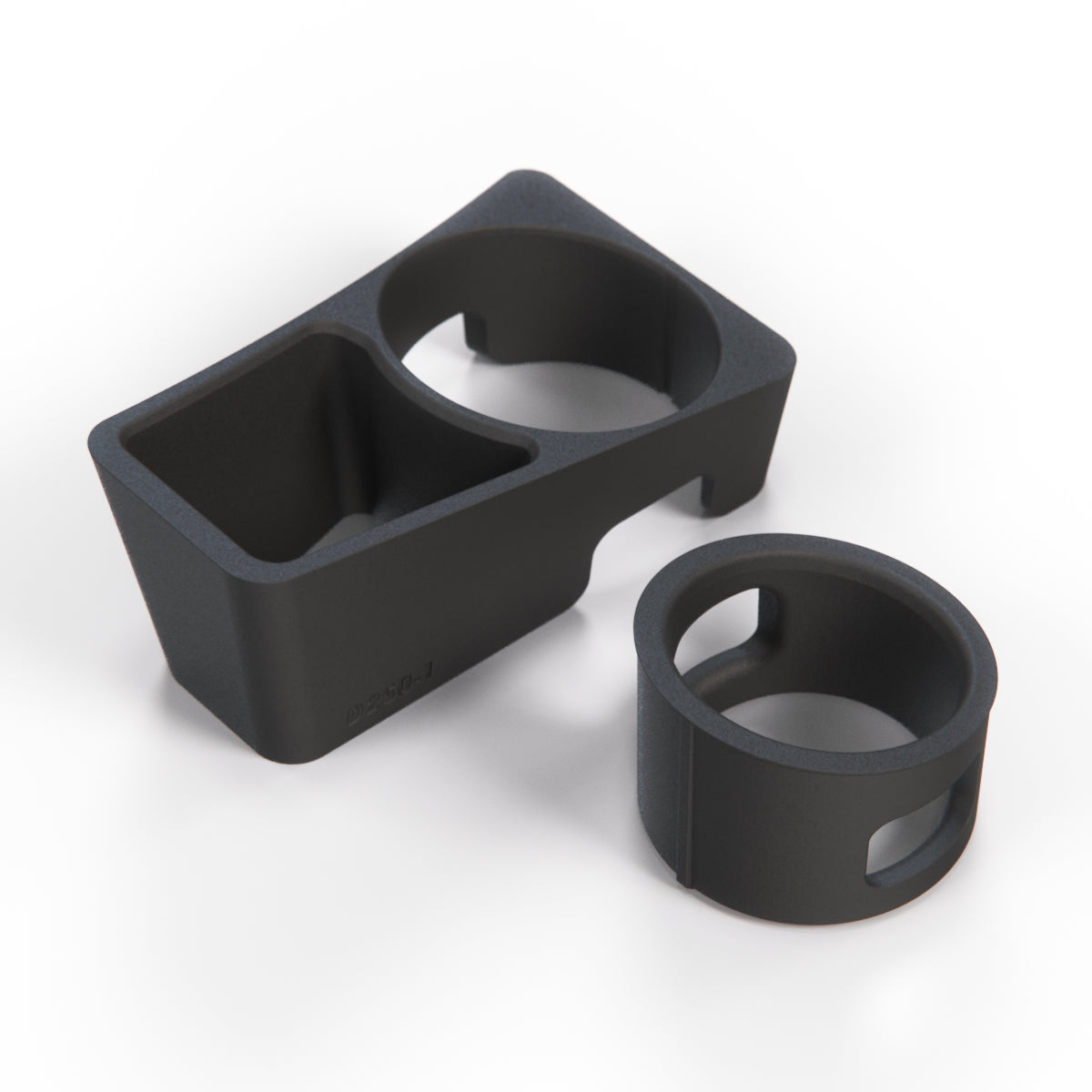 BMW E90 Multi-Fit Cupholder with Adjustable Insert Black — view 3