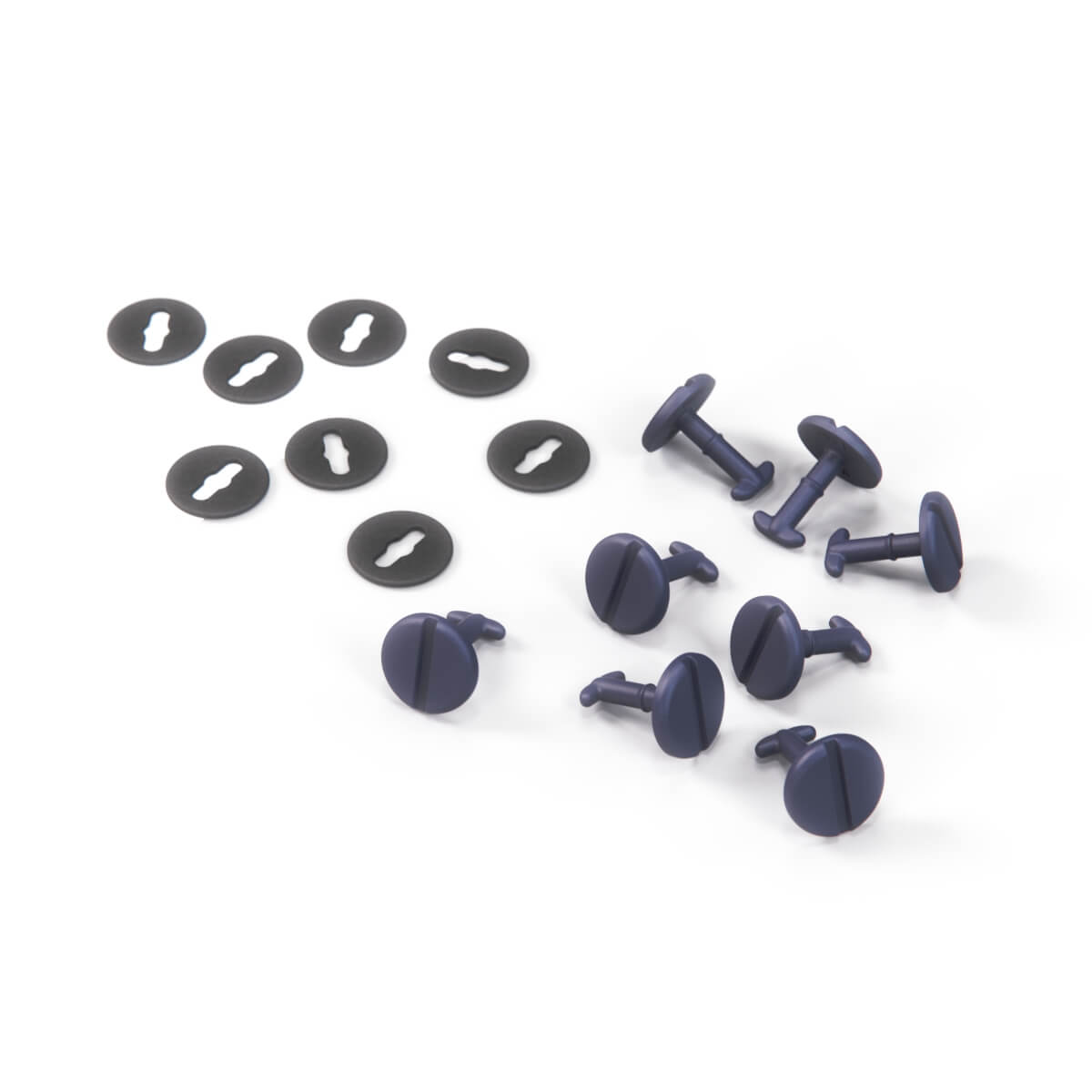 BMW Floor Mats Clips Set of 8 Long / Short All Colours (51478116564 / 51471881521) — view 10