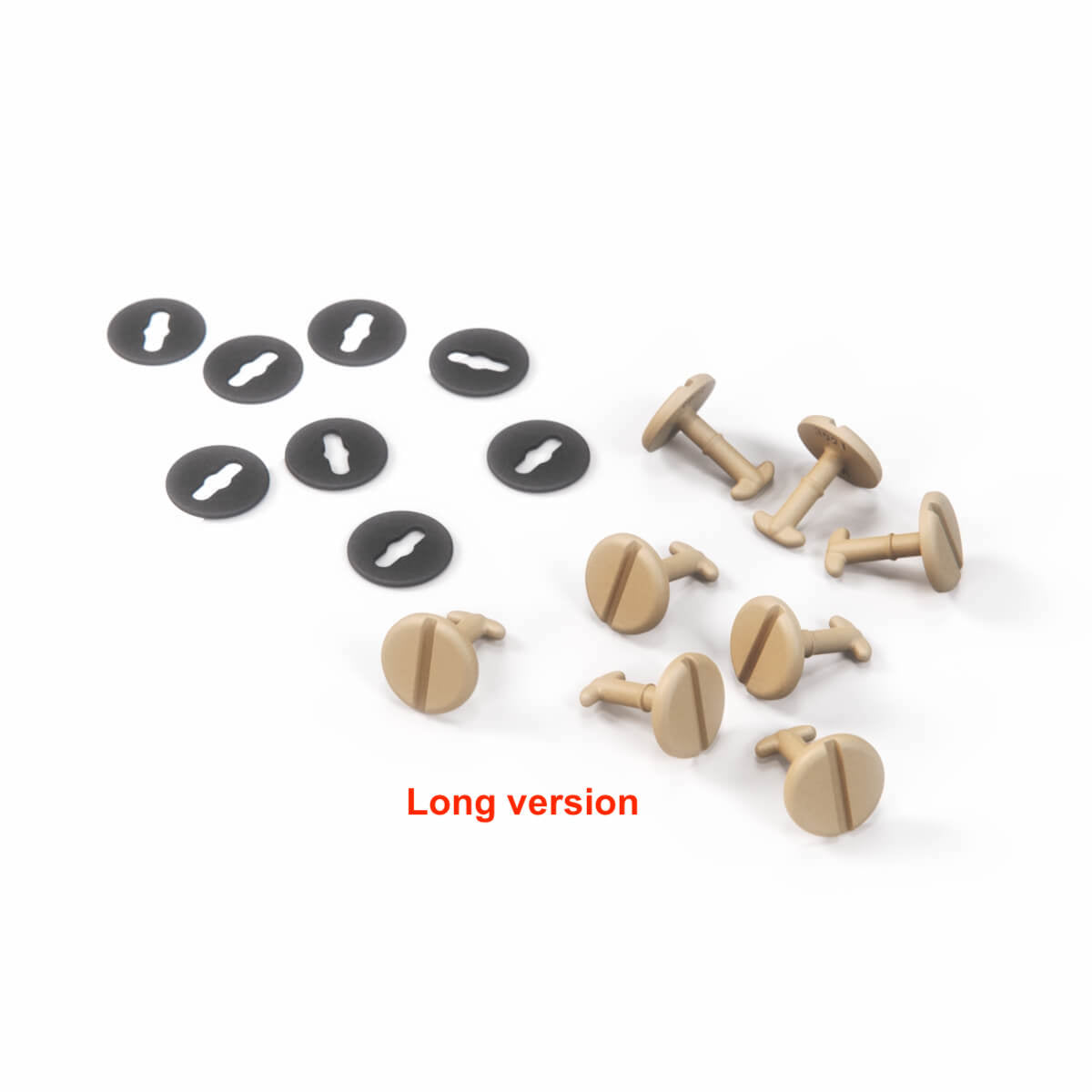 BMW Floor Mats Clips Set of 8 Long / Short All Colours (51478116564 / 51471881521) — view 2