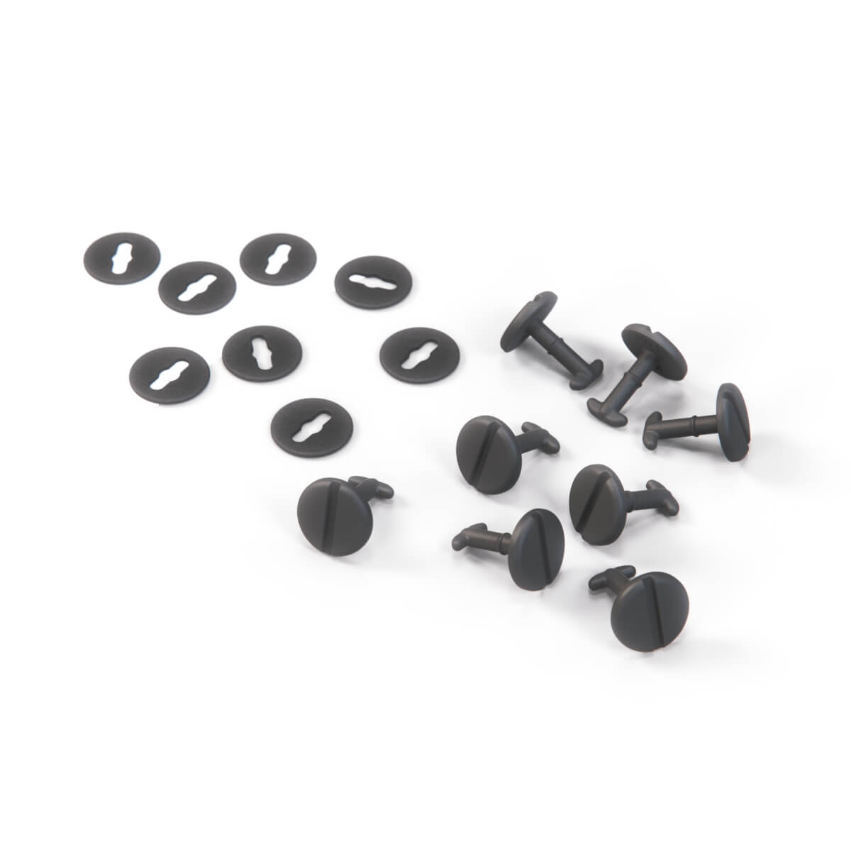 BMW Floor Mats Clips Set of 8 Long / Short All Colours (51478116564 / 51471881521) — view 9